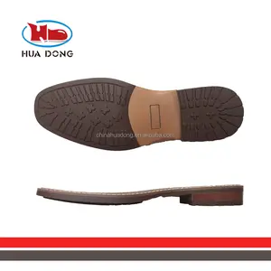 Sohlen experte Huadong Round Toe Echte Lederschuhe Sohle Rindsleder Laufsohle Herren hand gefertigte Schuhe Laufsohle TPR-Material Italien Leder