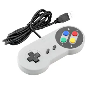 משלוח חינם חדש סופר קלאסי Wired רטרו USB Gamepad Joypad ג 'ויסטיק עבור מחשב MAC רטרו סופר עבור SNES משחק בקר