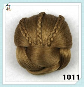 Clip sintetica da donna naturale In capelli Chignon Bun <span class=keywords><strong>Hairpieces</strong></span> HPC-0110 - Product Image 3