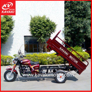 Chine motorisé cargaison tricycle, 200cc refroidi par air moteur moto trike - Product Image 2