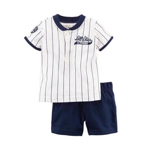2 pièces Ensemble T-shirt Nouveau Style Haute Qualité Coton Doux <span class=keywords><strong>Pas</strong></span> <span class=keywords><strong>Cher</strong></span> Bébé Vêtements - Product Image 3