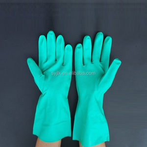 Malaysia importiert material made nitril grün <span class=keywords><strong>butyl</strong></span> handschuhe - Product Image 4