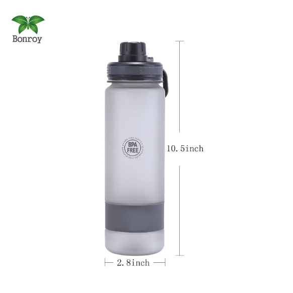 BPA Free Tritan Wide Mouth Water Bottle 650ML Lemon Cup H2O Drink More Water Drinking Bike Bottle Leak- proof