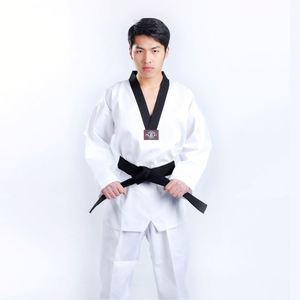Uniforme de maître Taekwondo, uniforme noir/blanc pour les Arts martiaux - Product Image 2