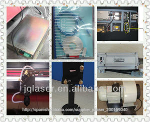 cueros, artesania grabado de vidrio pintura JQ 4030(400*300mm) CO2 laser mini-maquina para engrabar/ desgastar - Product Image 2