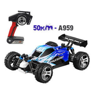 Coche de Carreras Todoterreno de Alta Calidad Wltoys <span class=keywords><strong>A959</strong></span> Mejorado con Motor de Escobillas 540, Juguete SUV Acrobático de Alta Velocidad 50 km/h, Escala 1:18, 4WD, 2.4G, Coche <span class=keywords><strong>RC</strong></span> - Product Image 3
