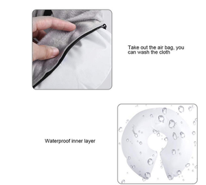 Meistverkauftes Faltbares Hundetrainingshalsband Schützendes Aufblasbares Hundehalsband Weiches E-Halsband für Hunde Komfortabel - Product Image 5