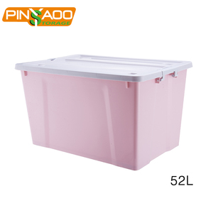 52L nuevo diseño Casa de gran capacidad con tapa cajas de almacenamiento - Product Image 3