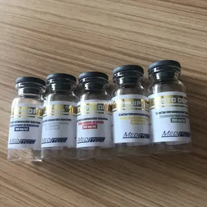 Etiquetas fráticas de 10ml com logotipo dourado