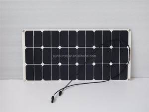 Kunden spezifisches 60W Sun power Cell Flexibles Photovoltaik-Solar panel Biegbar 23% Wirkungsgrad 1000V DC(IEC)/600V DC 20A 19,80 V Hergestellt in den USA - Product Image 3