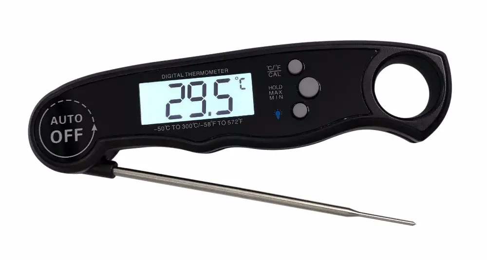 Waterproof 3s super fast reading foldable grill digital meat thermometer