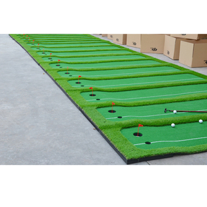 2018 tendencia del Producto Interior/al aire libre alfombra de césped sintético poner césped verde - Product Image 6