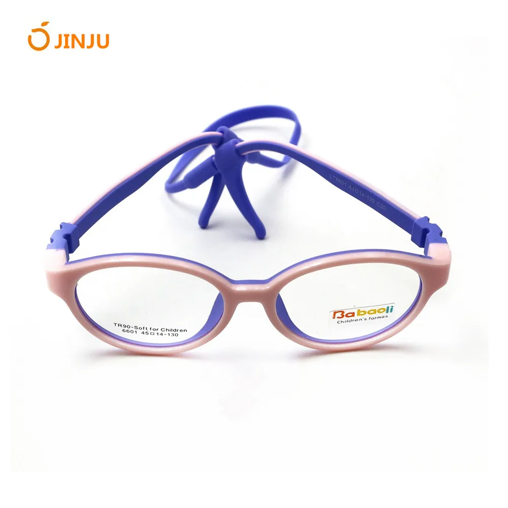 2021 new children's glasses frame female light and soft girls sports light glasses frame