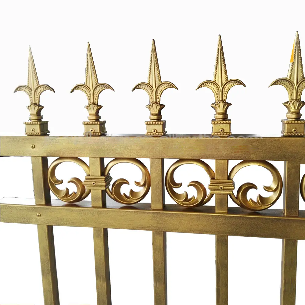 decorative aluminum fence top spears for gate