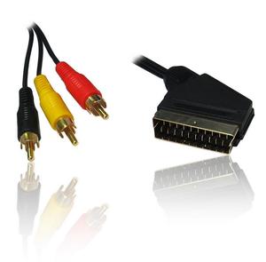 สายสัญญาณวิดีโอและเสียง21Pin ปลั๊กแบบคอมโพสิต RCA - Product Image 2