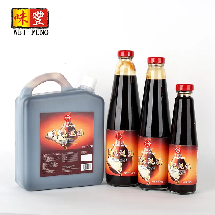Chinese food condiments pasty seafood sauce oyster sauce