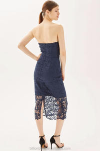 Último Vestido Diseños de la Princesa Sin Tirantes Vestido de Fiesta personalizado Punto de Té Longitud Vestidos Elegantes - Product Image 3