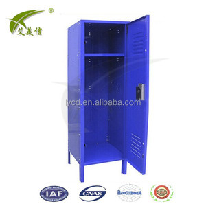 Cửa duy nhất thiết kế đầy màu sắc kim loại mini Locker cá nhân với đứng chân 2 kệ lưu trữ Mini Locker tủ máy - Product Image 3
