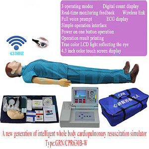 UNA nuova generazione di intelligente di tutto il corpo di rianimazione cardiopolmonare simulatore con un monitor da 4.3 pollici - Product Image 3