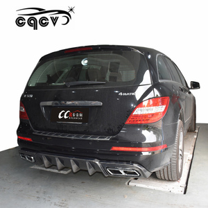 Kit carrosserie de style CQCV en fibre de carbone, adapté à la Mercedes Benz Classe <span class=keywords><strong>R</strong></span>, tuning automobile, lèvre avant, diffuseur arrière - Product Image 4