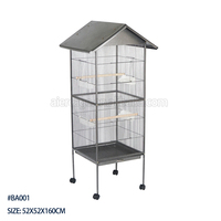 Cage à oiseaux de haute qualité, écologique, avec cadre en fer thermolaqué, plateau en plastique, capacité de 25 lb, pour l'élevage en intérieur/extérieur, pour animaux de compagnie de taille moyenne