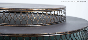 Salon loft industriel en fer forgé créatif goutte à goutte larme forme <span class=keywords><strong>miroir</strong></span> mural 2 pièces - Product Image 3