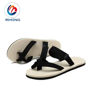 Promotion summer outdoor beach hand made eco eva sandal men flip flop footwear