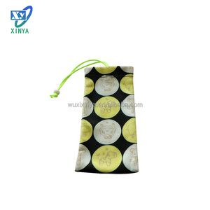 Unique corde <span class=keywords><strong>Perl</strong></span>ée microfibre lunettes sac, lunettes de soleil sac, transfert d'impression, sérigraphie, en relief - Product Image 1