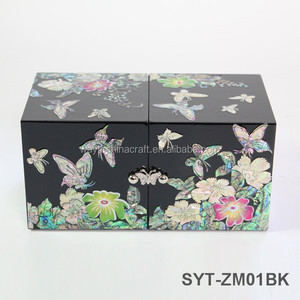 Luxury <strong>Wooden</strong> Jewellery Box with Mirror and Drawer - Product Image 5