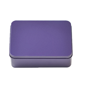 Nouveau produit en gros boîte métallique en étain confits boîtes métalliques durables boîte métallique rectangulaire de couleur unie avec livraison rapide - Product Image 6