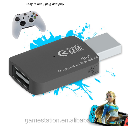 Converter COOV N100 for PS3/PS4/Xbox One/Xbox 360 to NS Switch USB Controller No Boot Joypad Is Required