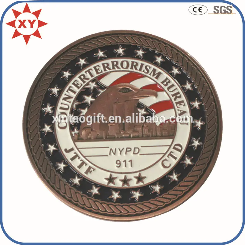 Personnalisé USA aigle antique copper coin fabricant