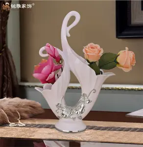 Vaso de resina para mesas de casamento, enfeite de flores personalizado para decoração de casa