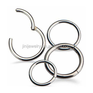 Anillos de segmento con bisagras G23 Ti Anillo de clicker de tabique de segmento con bisagras de Nariz de calidad - Product Image 4