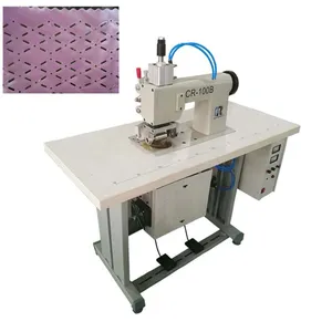 Ultrasonic Table Cloth Edge Making Machine Industrial Sewing Machine Ultrasonic Lace Sewing Machine for Flower Needle-free 100MM