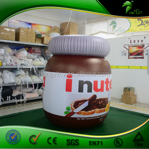 Géant Nutella Pot Gonflable Peut, publicité Gonflable Confiture Bouteilles, chiffres, réplique - Product Image 1