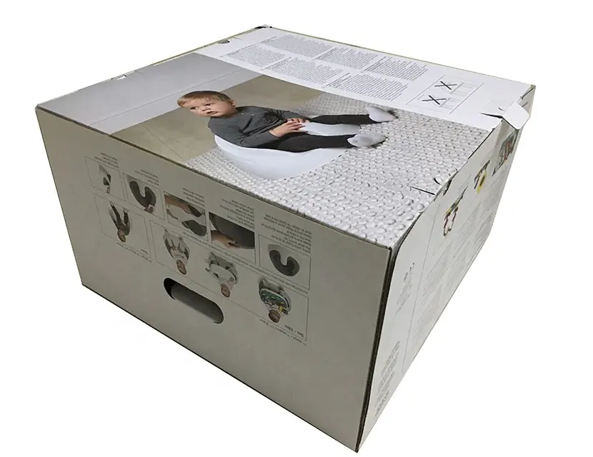 Baby stroller custom packaging boxes Foldable and adjustable infant seat customized paper carton box