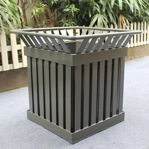 Guangzhou Gavin metal al aire libre Barra plana cuadrado <span class=keywords><strong>maceta</strong></span> - Product Image 1