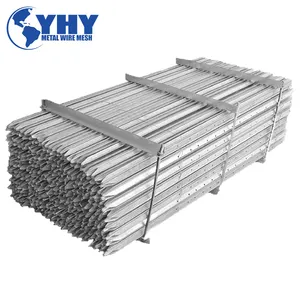 1.90kg/m 1.8 M Length Hot Dipped Galvavnized High Quality Steel Y Fence Post Stakes