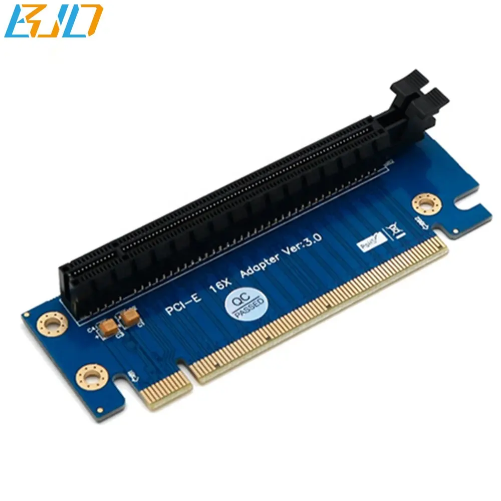 PCI Express 16x זכר כדי 16x נקבה Riser כרטיס PCIE x16 Riser כרטיס מסך מתאם PCI-E 16X כדי 16X Riser כרטיס עבור 1U 2U מארח
