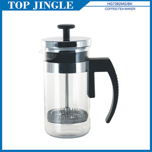 Cafetière à dosettes manuelle moderne en acier inoxydable de conception de fleurs pour l'hôtel et le ménage - Product Image 6