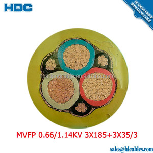 BT HO7RN-F 1x300 8KV SHD GC CPE cao su điện xách tay tôi Cáp SHD-GC 8KV dây dẫn đồng 3 lõi 4mm 3*4/0awg + 2 * 1awg + 1 * 8awg - Product Image 4