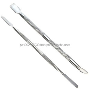2pc Pour Cuticules Cuillère De Manucure Pédicure Acier Inoxydable Outil De Soin - Product Image 1