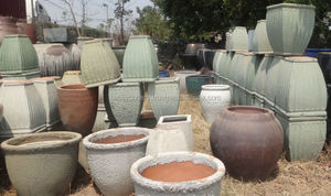 Potterie en céramique d'extérieur en stock, inventaire en vrac pour pots en céramique - Product Image 1