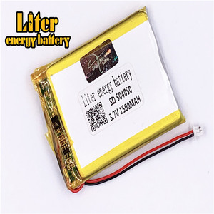Plug 1.25-2 P lithium polymer battery 504050 3.7 V 1500 mah li-polymère battery lipo battery with wire lead - Product Image 3