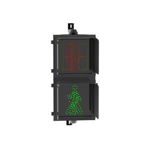 300mm דינמי led מעבר חצייה תנועה אות אור עם ספירה לאחור טיימר - Product Image 4
