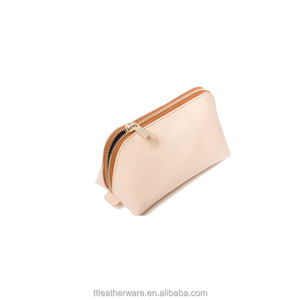 Women's Handy Genuine Leather <b>Makeup</b> <b>Bags</b> Cosmetic Wash <b>Bag</b> - Product Image 4