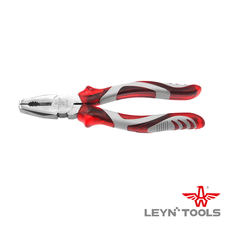 high quality chrome plated transparent handle combination plier