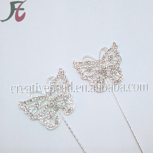 New Style Diamante <strong>Animal</strong> <strong>Cake</strong> <strong>Topper</strong> Rhinestone Butterfly Shape <strong>Cake</strong> <strong>Topper</strong> for Party Supplies - Product Image 3