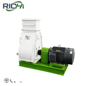 Low price animal feed crusher and mixer hammer milling machine Richi commissioning and training